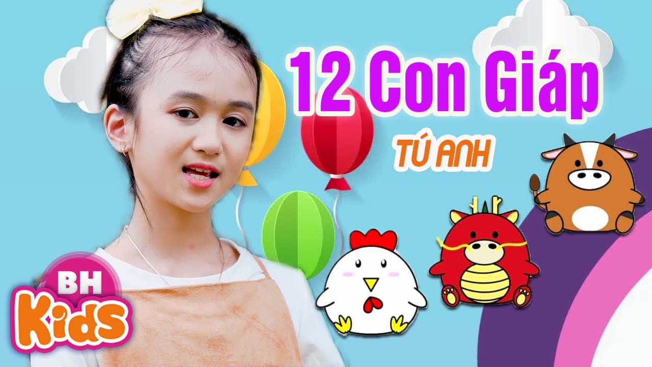 12 CON GI&Aacute;P ♫ T&uacute; Anh ♫ Nhạc Thiếu Nhi Vui Nhộn [MV 4K]