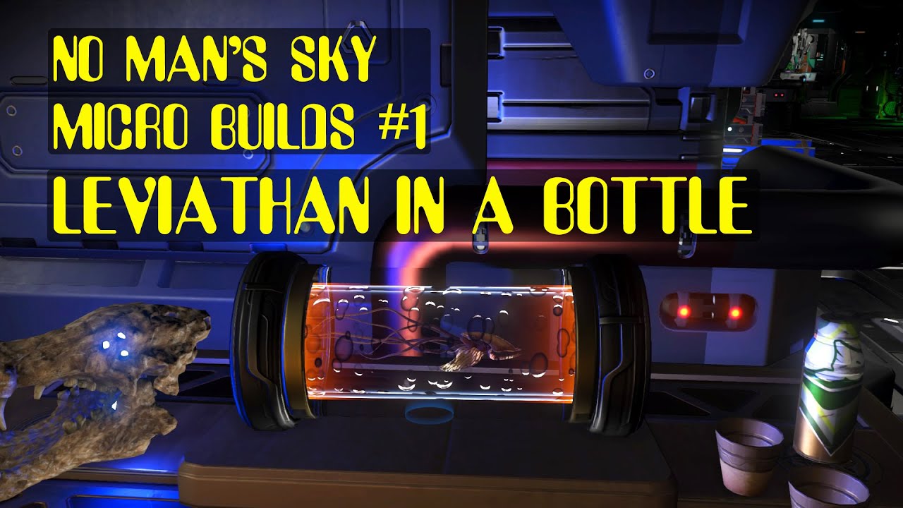 Micro builds #1 - Leviathan in a Bottle. No Man's Sky