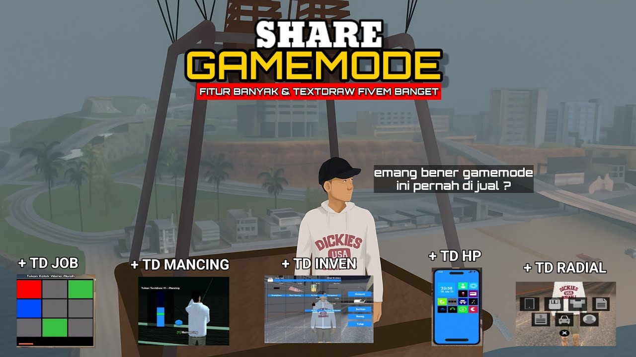 SHARE GAMEMODE NUSANTARA ROLEPLAY || COCOK UNTUK DI REMAKE