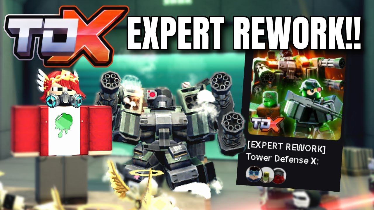 TDX's NEW EXPERT REWORK!! | Tower Defense X | ROBLOX