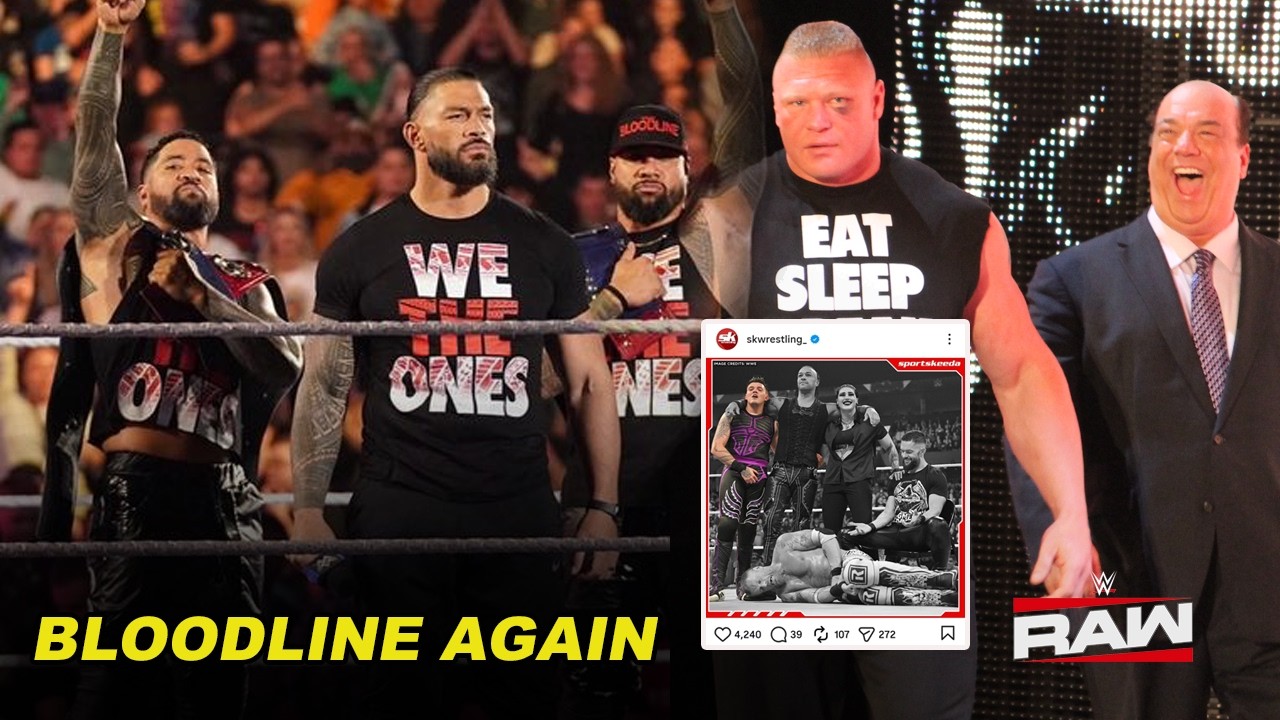 Roman Reigns Making Bloodline Again, Paul Heyman Return With Brock Next Week.