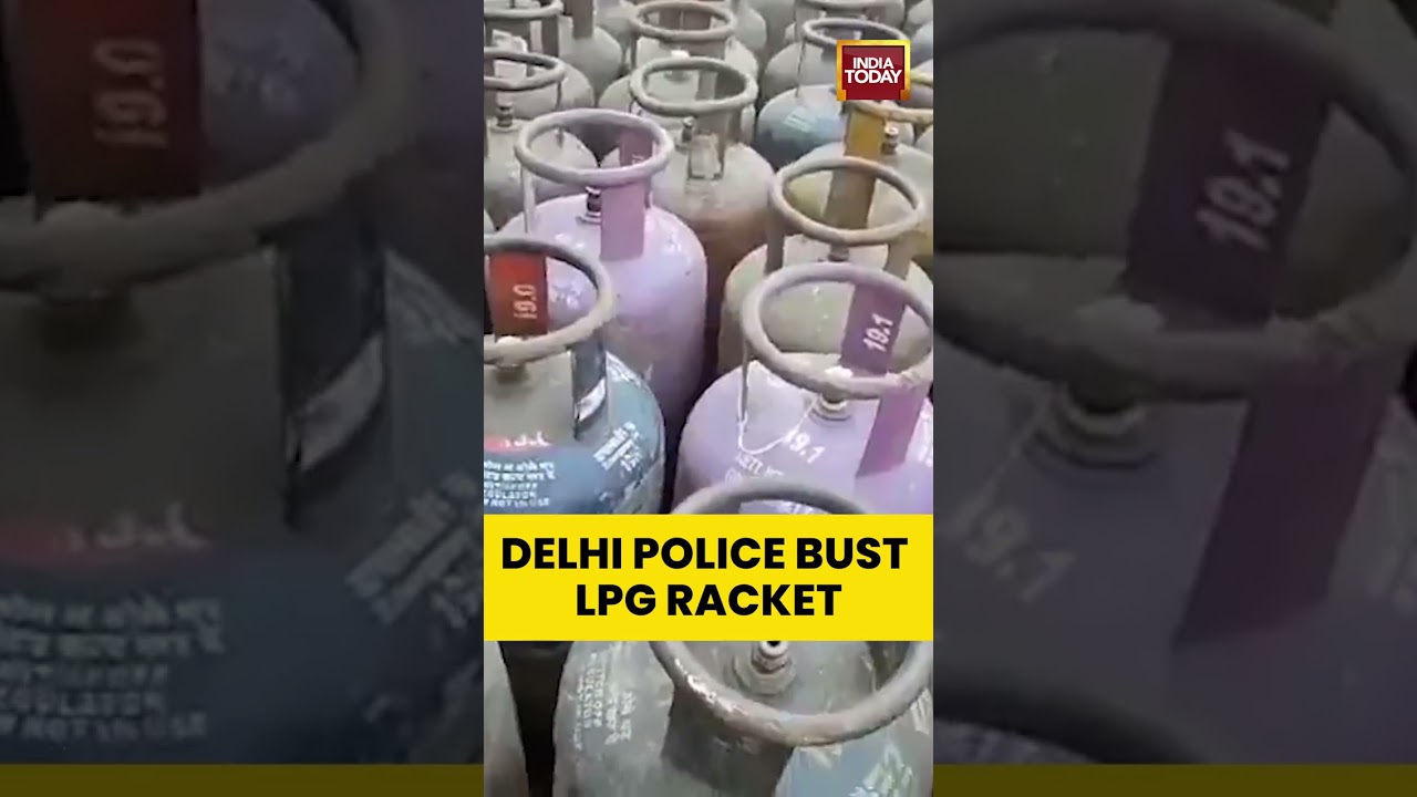 Delhi Police Bust Illegal LPG Cylinder Hoarding Racket in Mundka | 610 Cylinders Seized