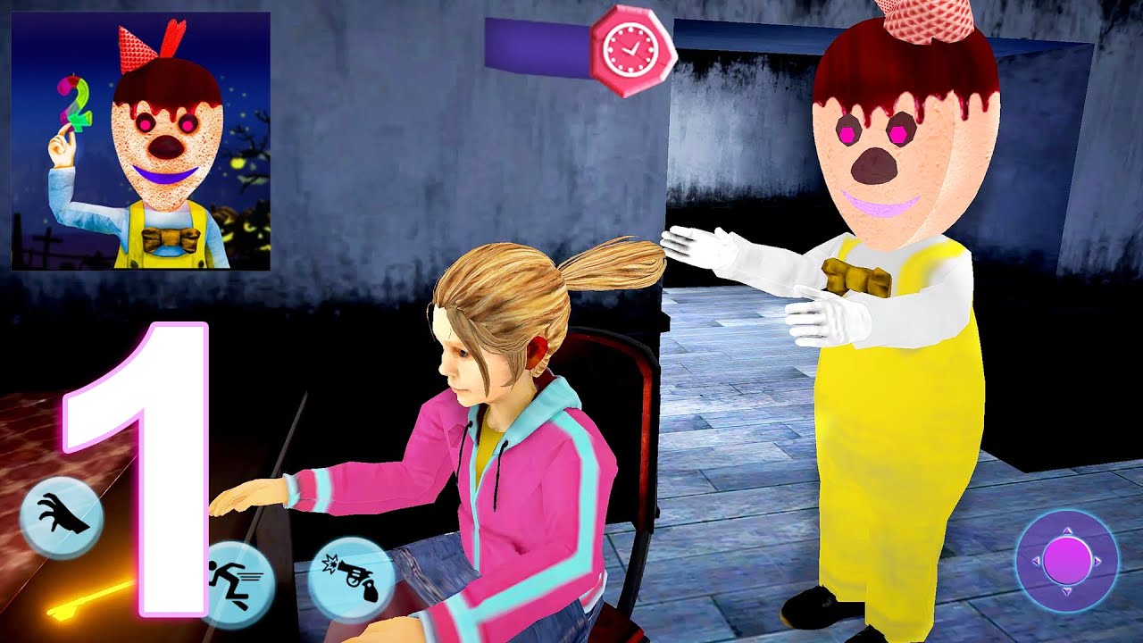 Hello Ice Scream Scary Neighbor 2: Horror Game Gameplay Walkthrough Part 1 (IOS/Android)