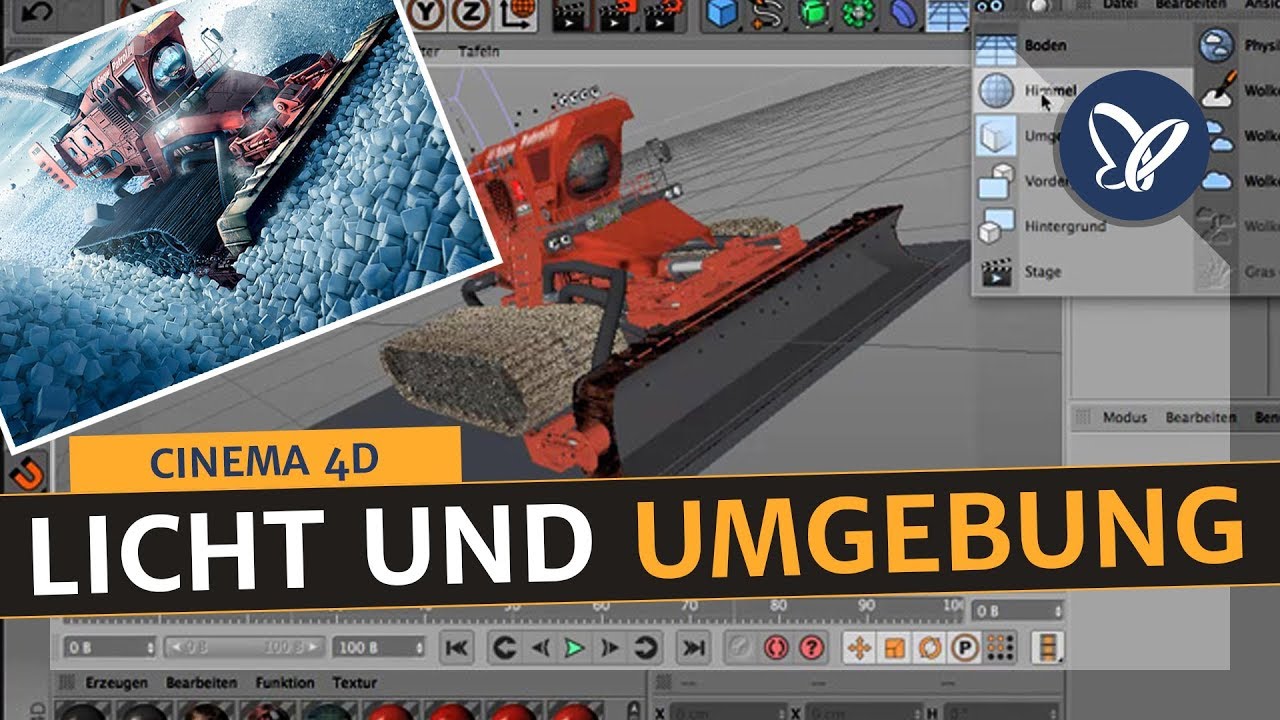 Projektentwicklung mit CINEMA 4D: Licht und Umgebung (08)