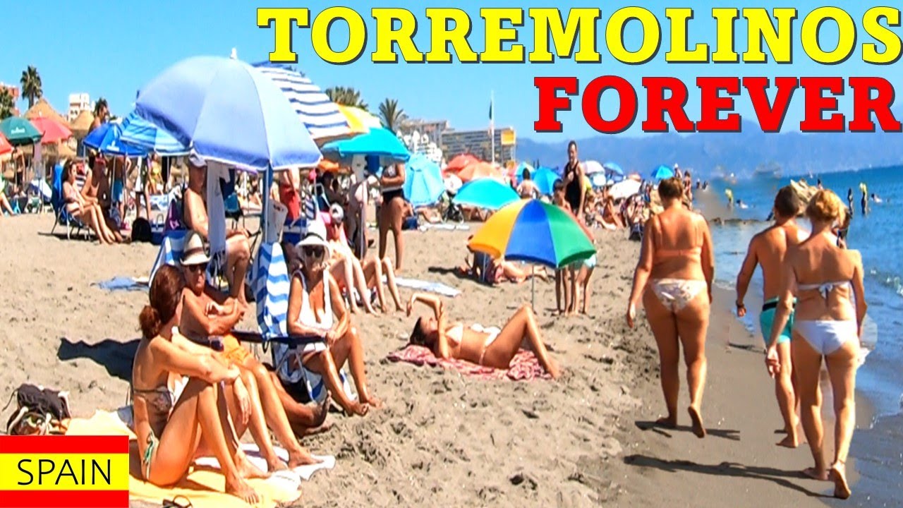 TORREMOLINOS Beach Walk Summer 2021 Spain Malaga Costa del Sol