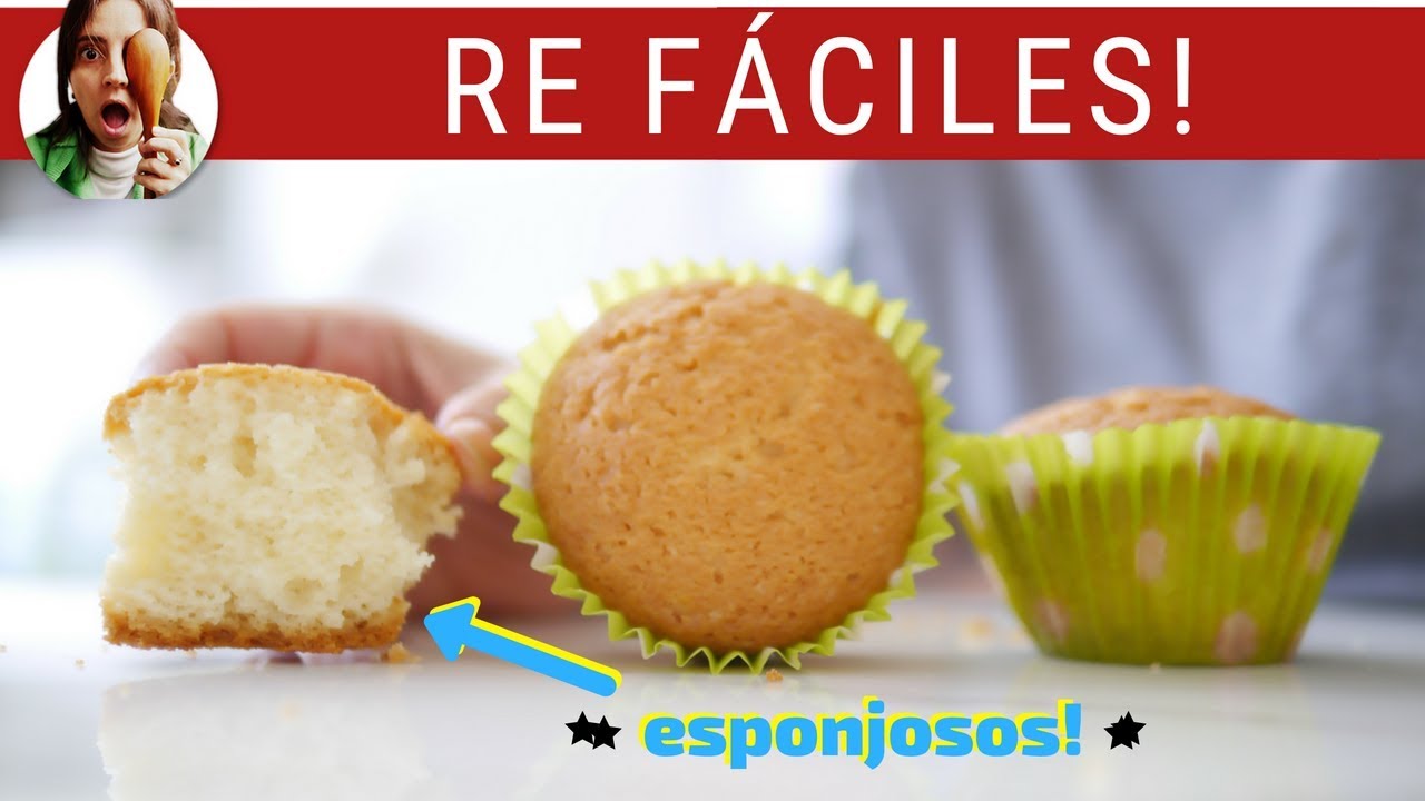MUFFINS DE VAINILLA re fáciles