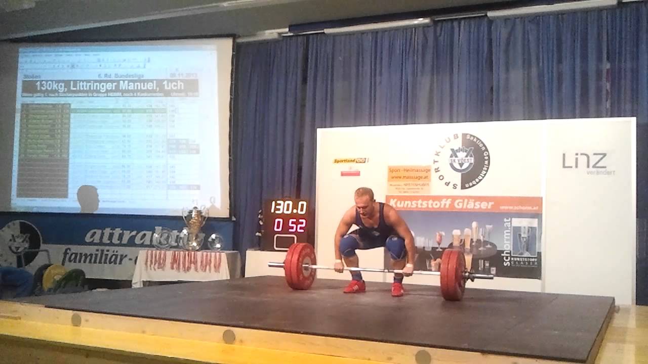 Bundesliga 6. Runde, Littringer Manuel 130kg Sto&szlig;en
