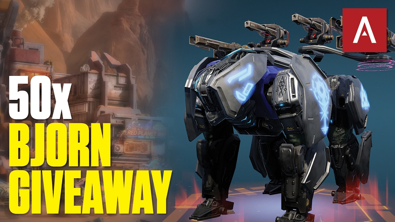 War Robots - Bjorn Giveaway | 50x Bjorn Titans Up For Grabs!