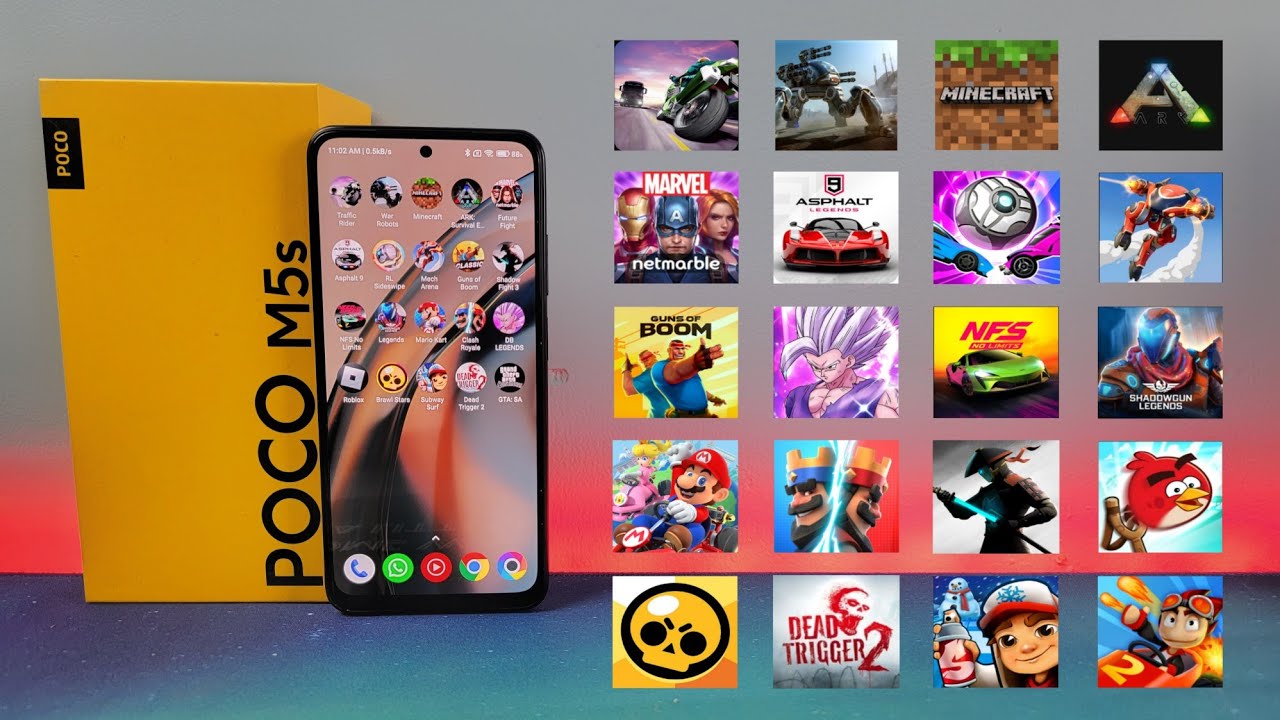 🎮 Probando 20 Juegos En El Poco M5s 🕹️