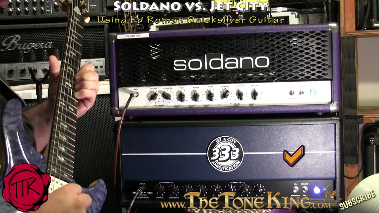 Jet City vs. Soldano - Shoot-Out! ~Using Ed Roman Quicksilver Guitar~