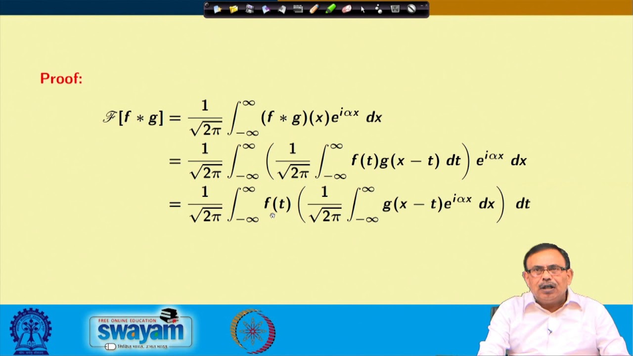 Fourier Transform of Convolution of two functions