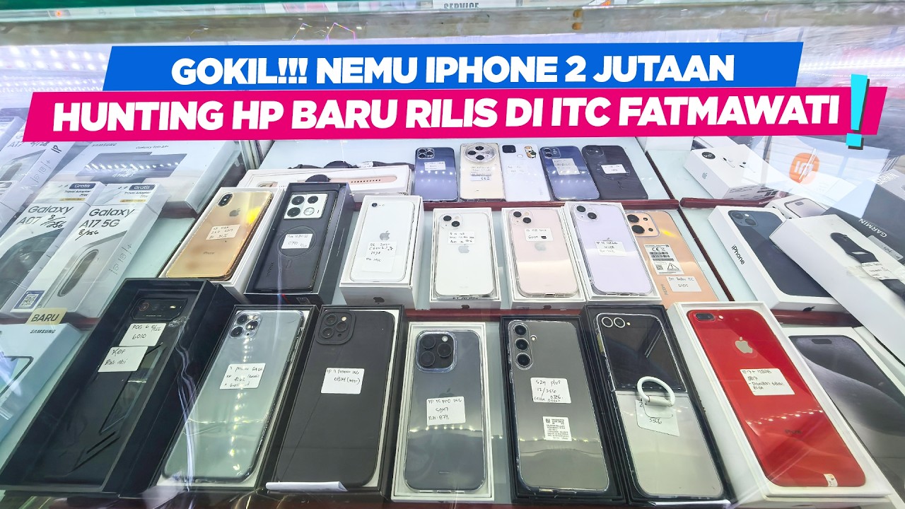 Cek Pasar Offline! Nemu iPhone Harga 2 Jutaan & Rekomendasi HP Gaming Murah 2025! #MarZoom 345