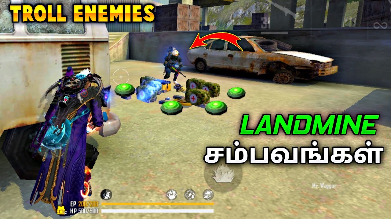 Troll Enemies with Landmine Traps || LANDMINE SAMBAVAM || JILL ZONE