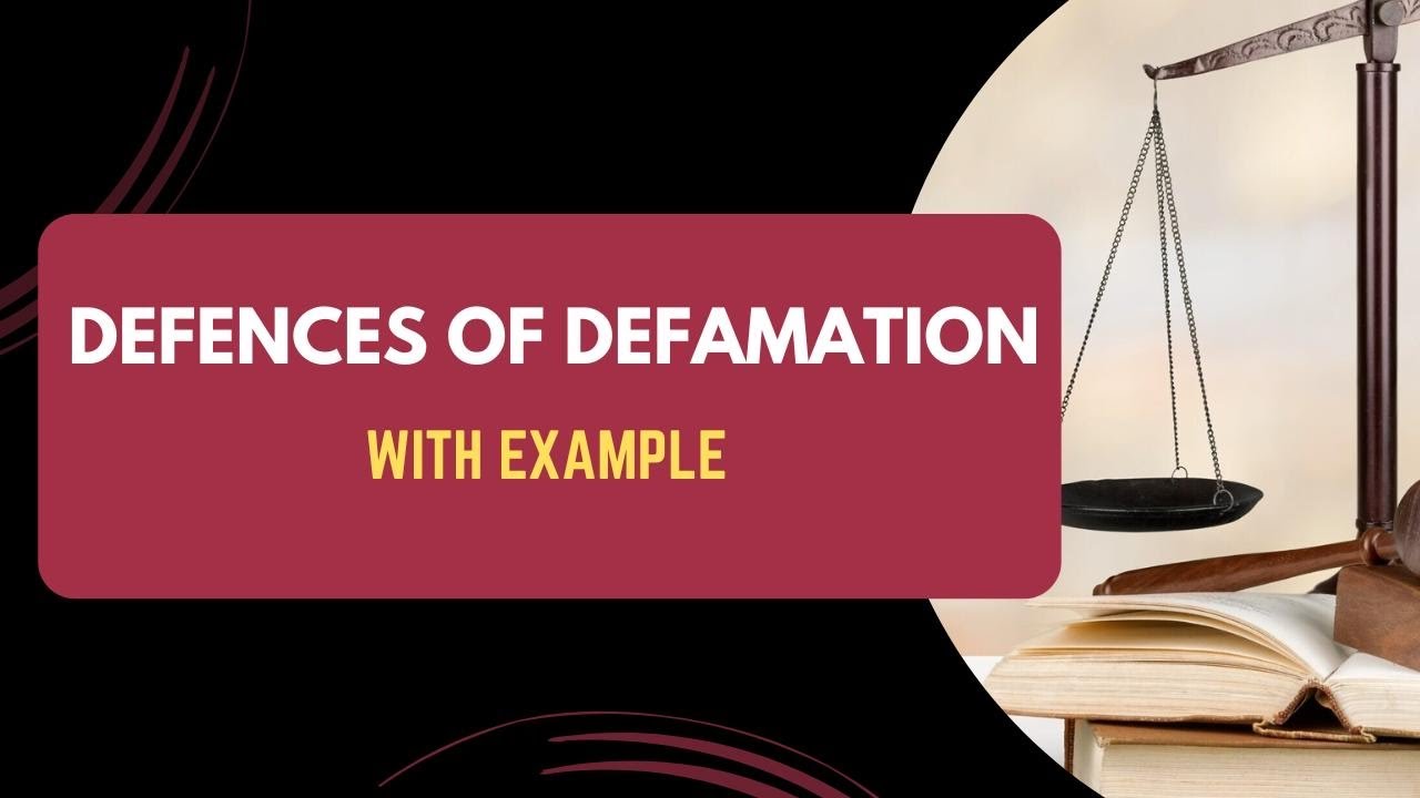 Defences Available For Defamation || part-4 || law of tort #law #lawfulnotes #notes