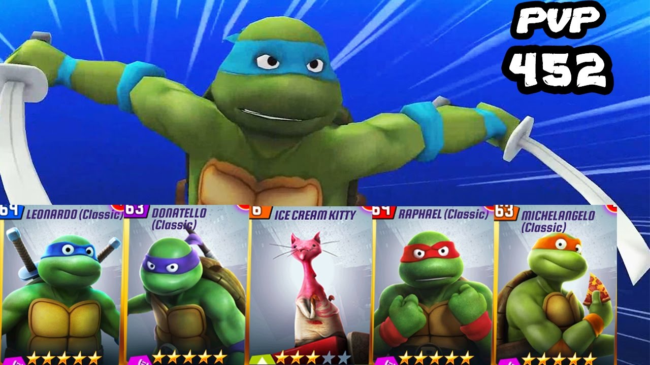 TMNT Legends PVP​​ 452 (TMNT Classic & Ice Cream Kitty)