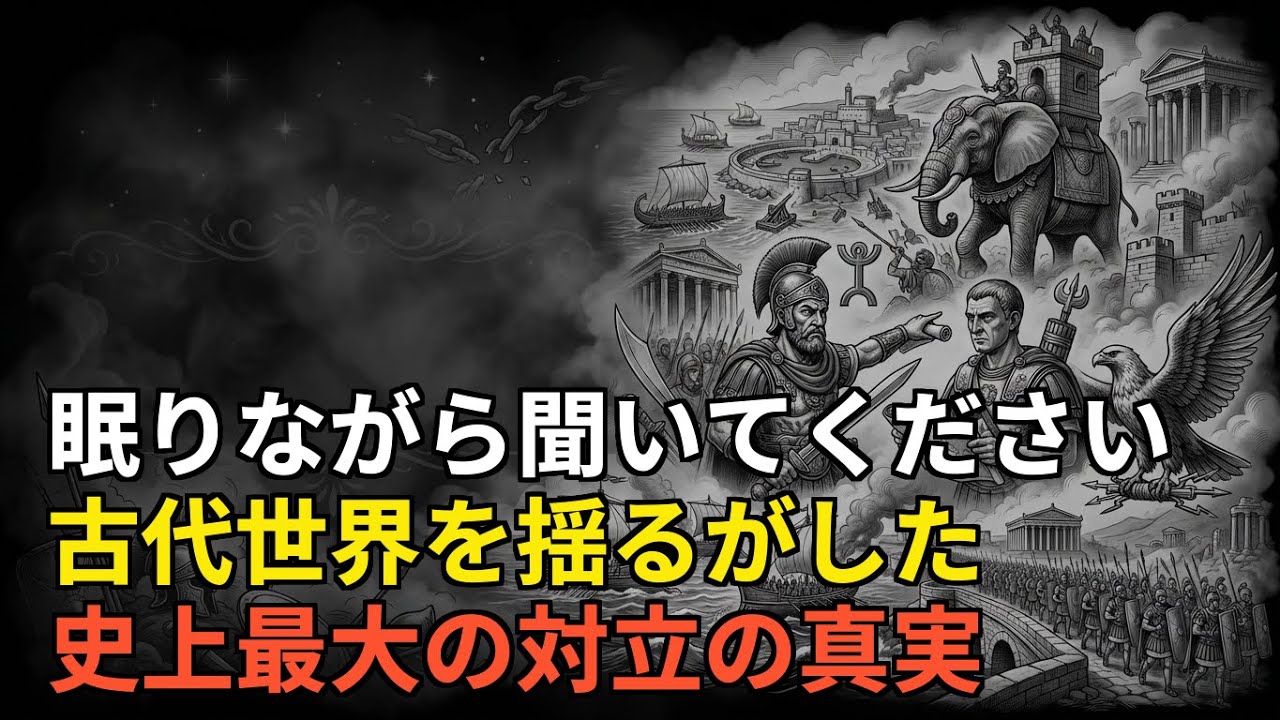 🌙 眠る前に聴く カルタゴとローマ、100年の戦いはなぜ起きたのか #睡眠ドキュ