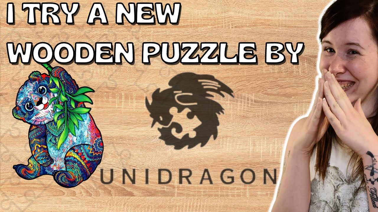 I try a NEW Wooden Jigsaw Puzzle by  UNIDRAGON...OMG!!!