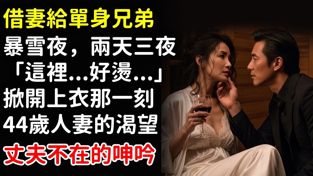 50歲丈夫的瘋狂決定：把44歲妻子送到單身摯友家「住兩天」。暴雪封路、孤男寡女...結局讓你意想不到！