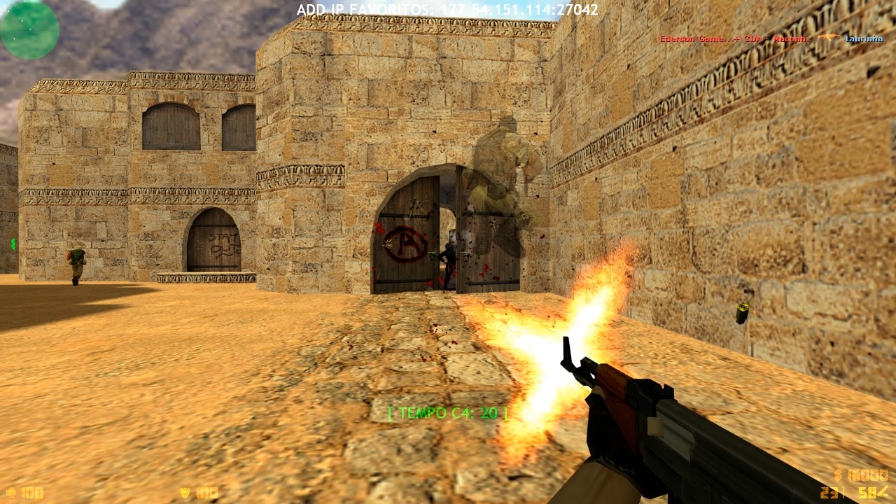 Counter Strike 1.6 ( Gameplay 223 - Steam ) de_Dust 2