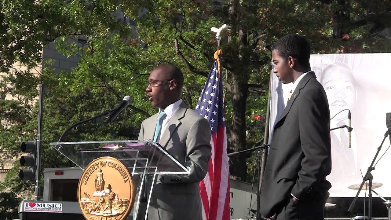 Nate Bennett-Fleming at DC Democracy Rally