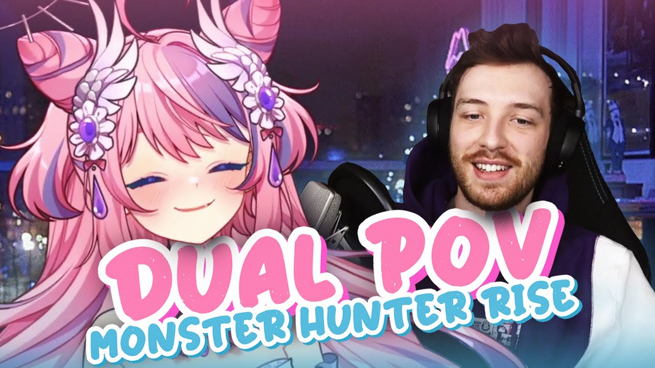 Connor x Ironmouse - Monster Hunter Rise | Full Stream Dual POV [02/02/2022]