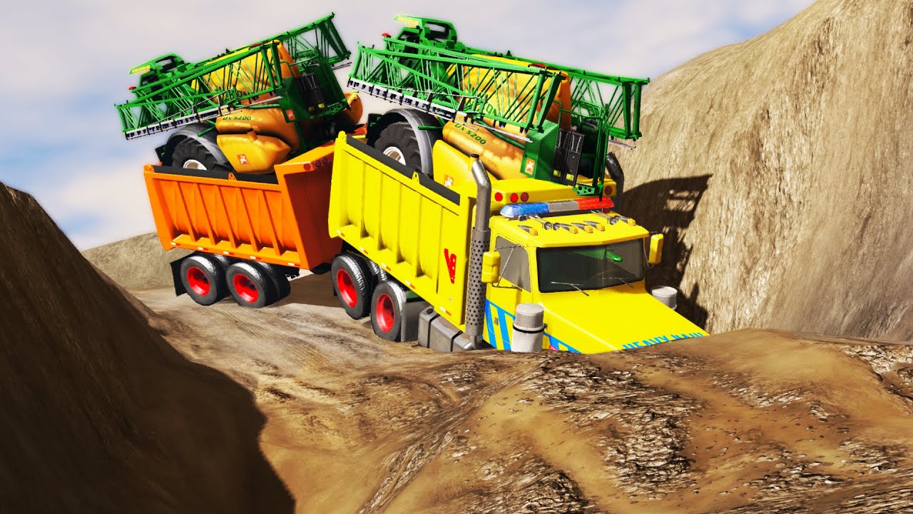 Cars vs Mud Pit #48 | BeamNG.DRIVE