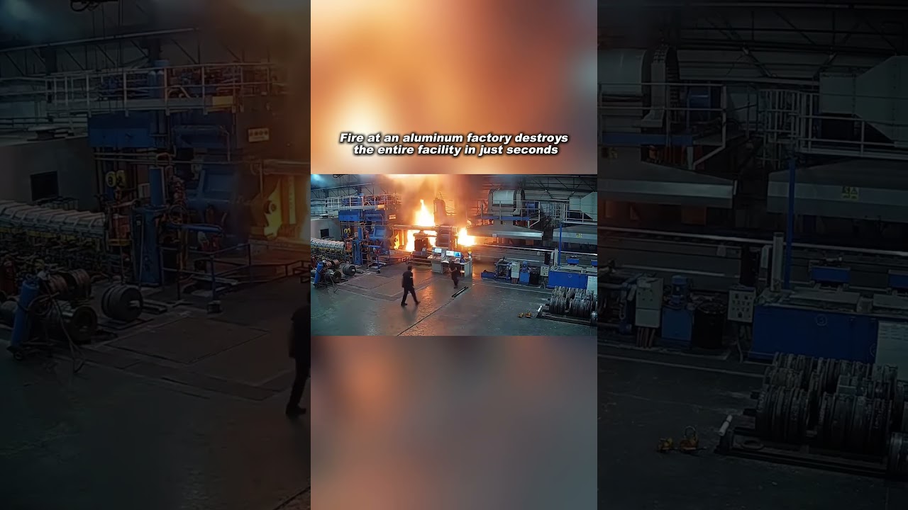Fire Destroys Aluminum Factory in Seconds