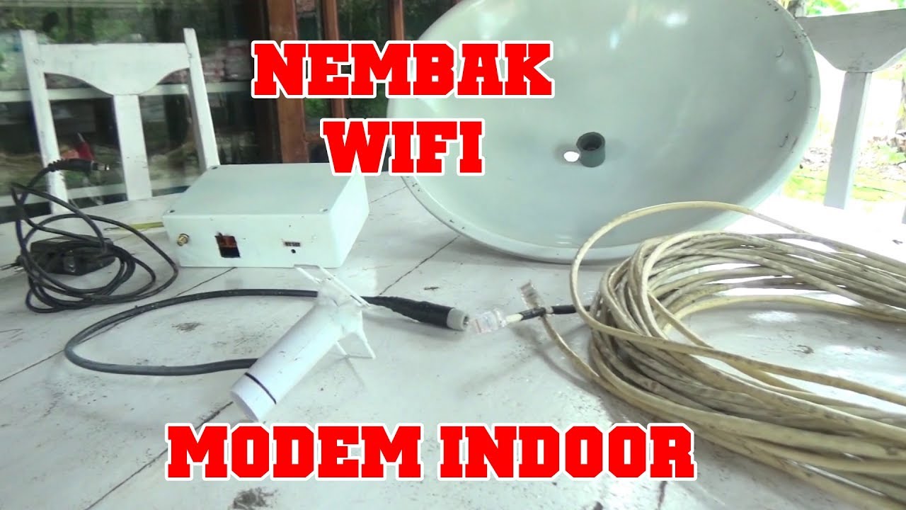 NEMBAK WIFI WAJAN HOLIC MODEM INDOOR JADI OUTDOOR