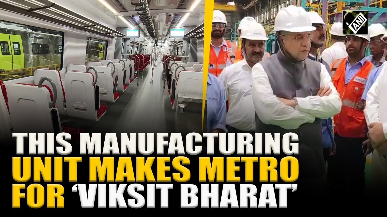 Inside manufacturing facility which makes metro trains for ‘Viksit Bharat’, Railway Min pays visit