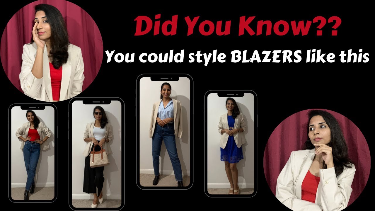 Did You Know?? you could style your Blazer like this? Simple Techniques for Blazer Styling