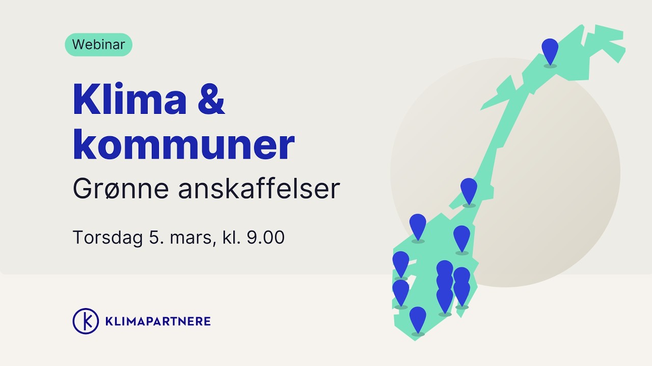 Klima & kommuner - Grønne Anskaffelser