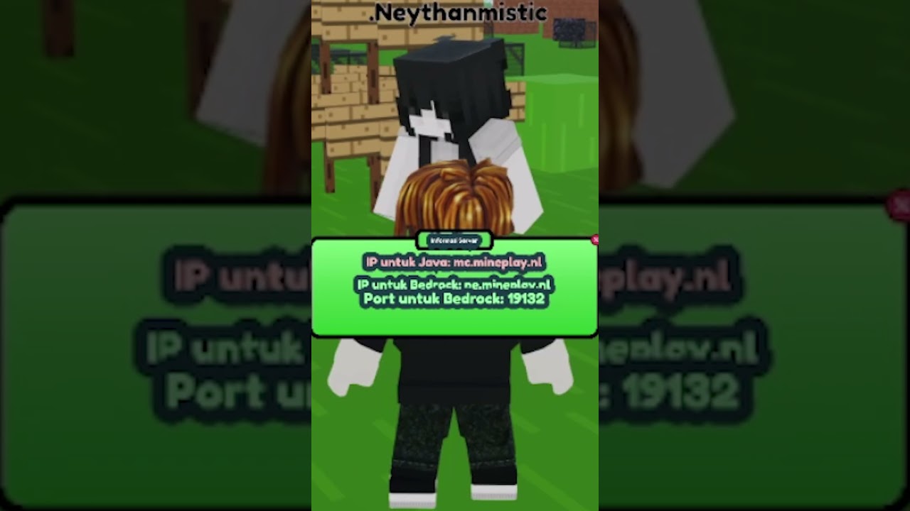 Играем в Minecraft с Roblox #короткие