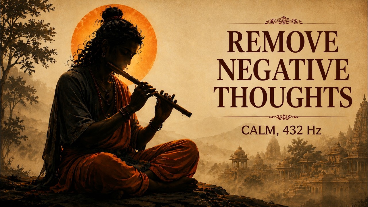 Deep Healing Music🌿for Stress Relief | Indian Bansuri Flute Meditation | 70 BPM Mind Peace | 432Hz