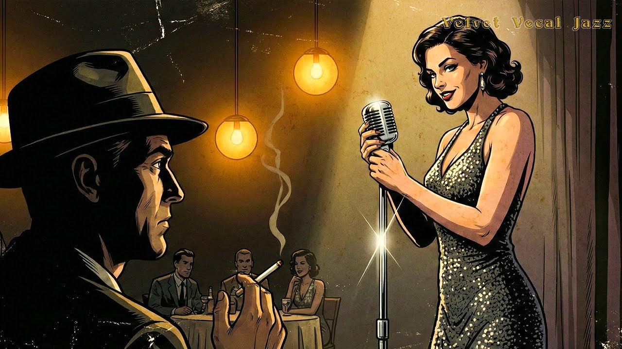 On a Silver String | 🎤 Sultry Jazz Singer Performance & Romance | Velvet Vocal Jazz