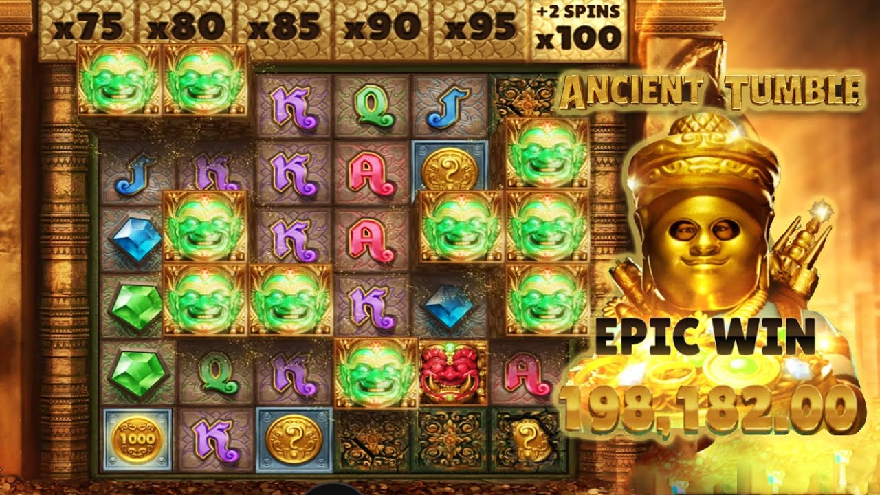 CASSINO forra ANCIENT TUMBLE - Slot da Relax Gaming - ESCADINHA deu mto bom, PROFIT INSANO e 5.000x!