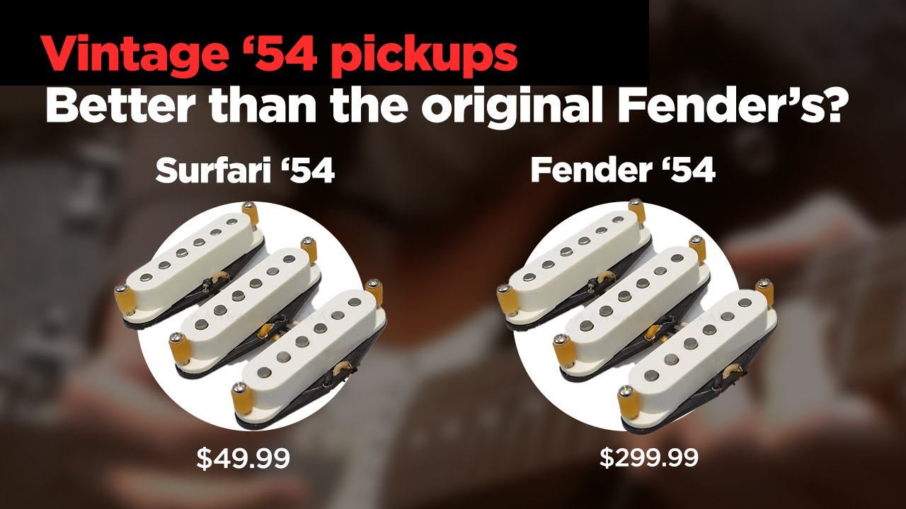 Surfari Vintage '54 Strat pickup test
