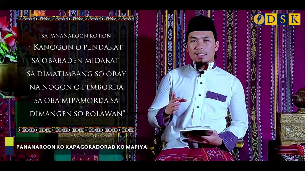 PANANAROON KO KAPAGORADORAD KO MAPIYA | Sheikh Mohammad Marjan Capal