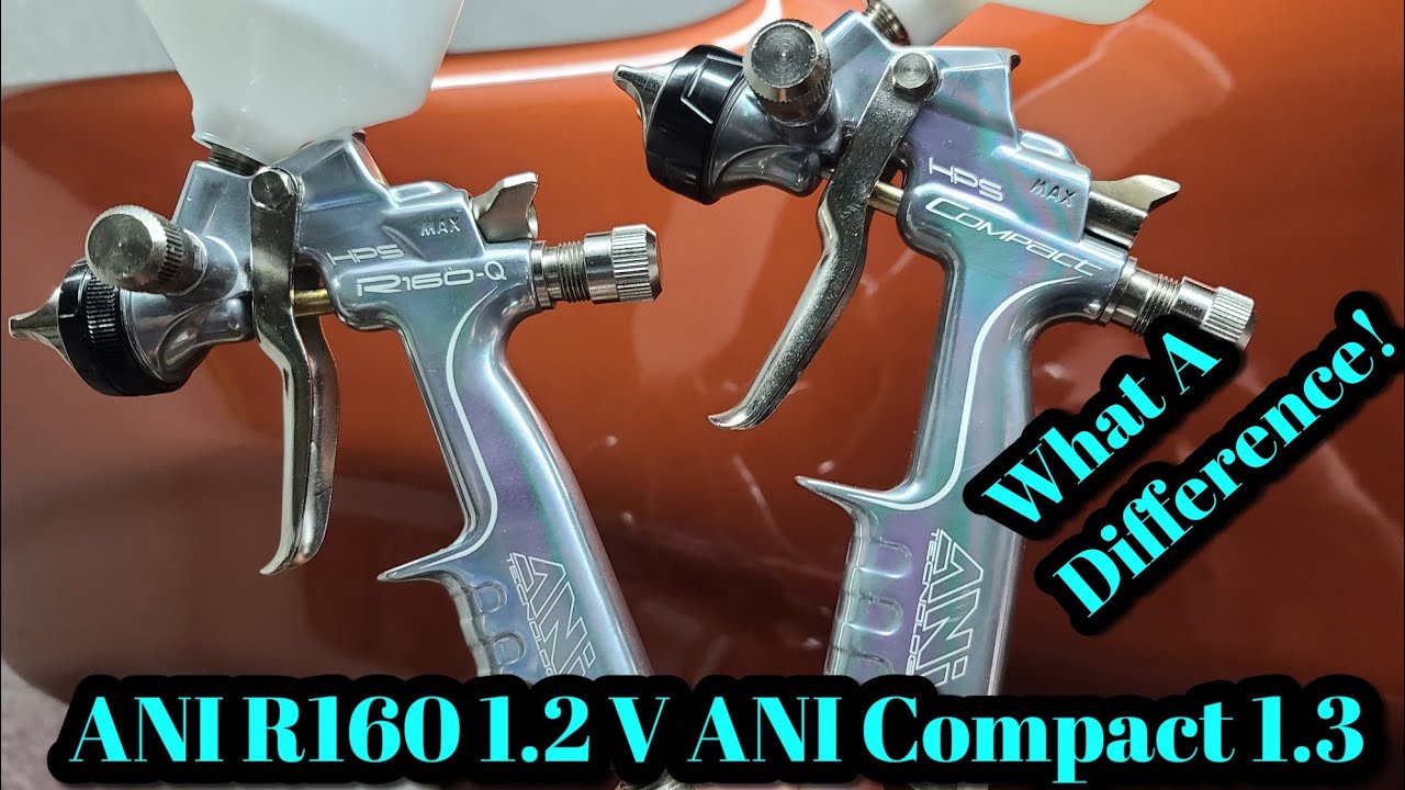 ANI R160 1.2 v ANI Compact 1.3, мини-краскораспылители для прозрачного покрытия LVLP?