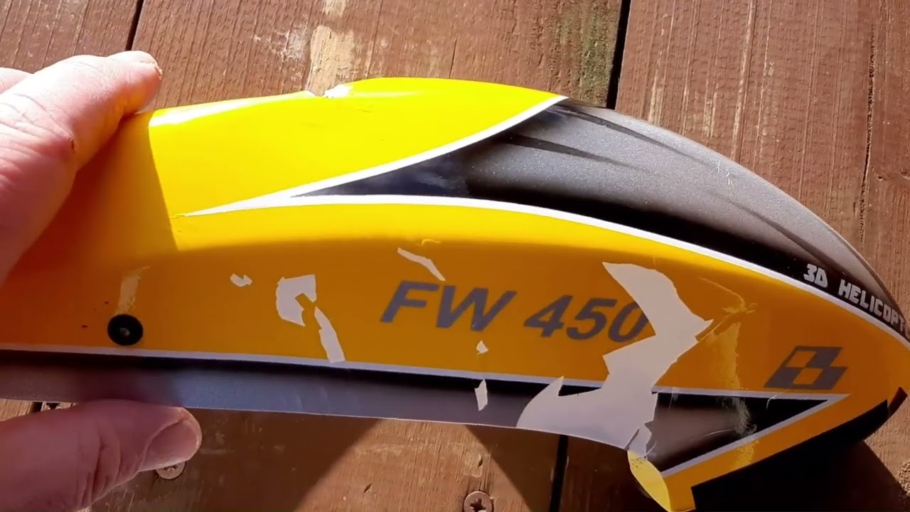 How I Crashed my Fly Wing 450L V2.5 on the Maiden Flight.