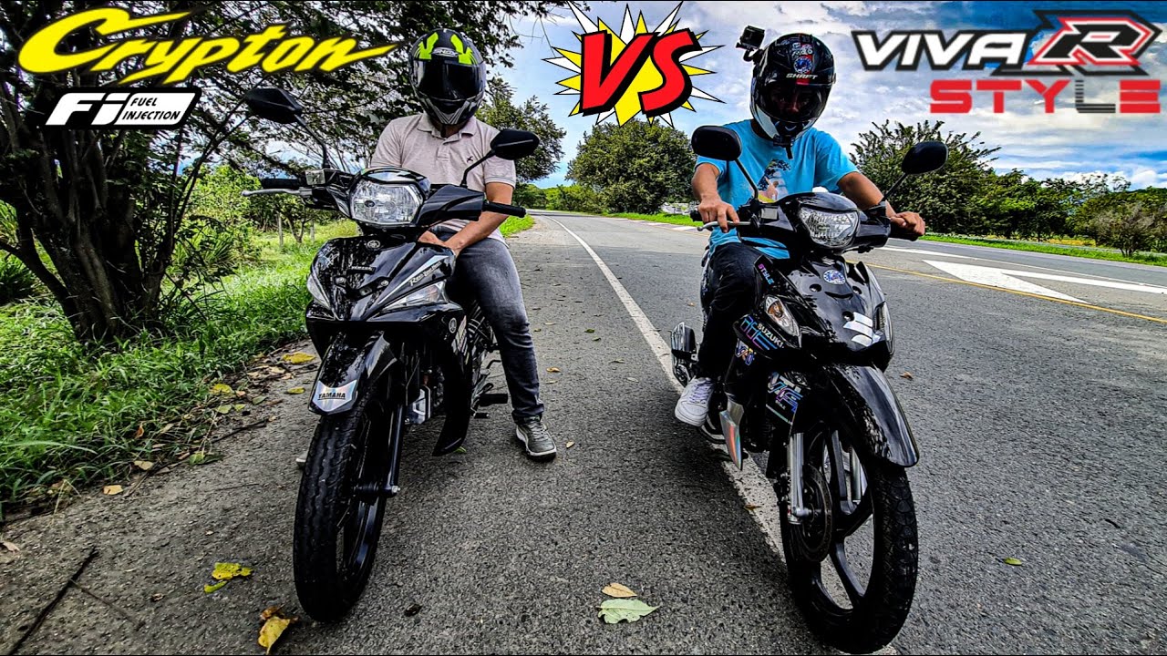 🔥 YAMAHA CRYPTON FI VS SUZUKI VIVA R | DRAG RACE 🚀