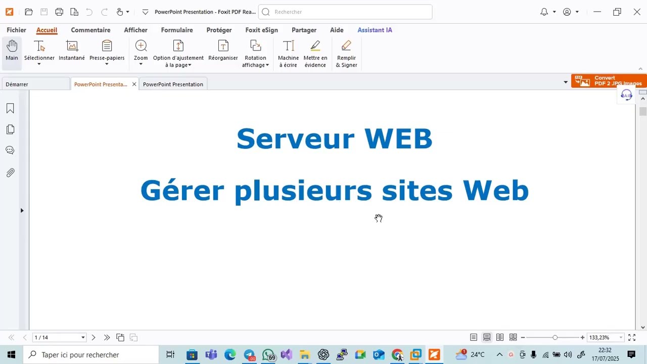 10-Installation et configuration du service WEB (IIS) sous Windows Serveur 2022 - Part 2