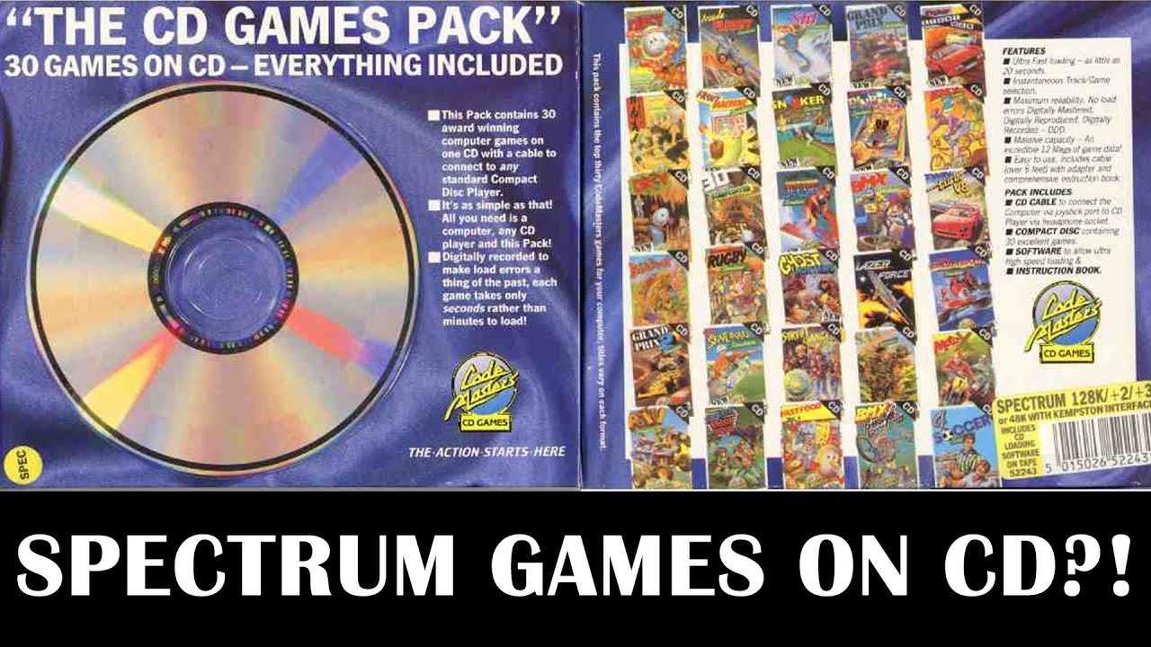 Let's Play ZX Spectrum games on CD! - The Codemasters CD Games Pack gameplay