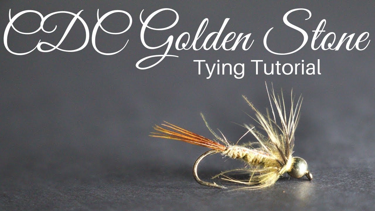 CDC Golden Stone Fly Tying Tutorial