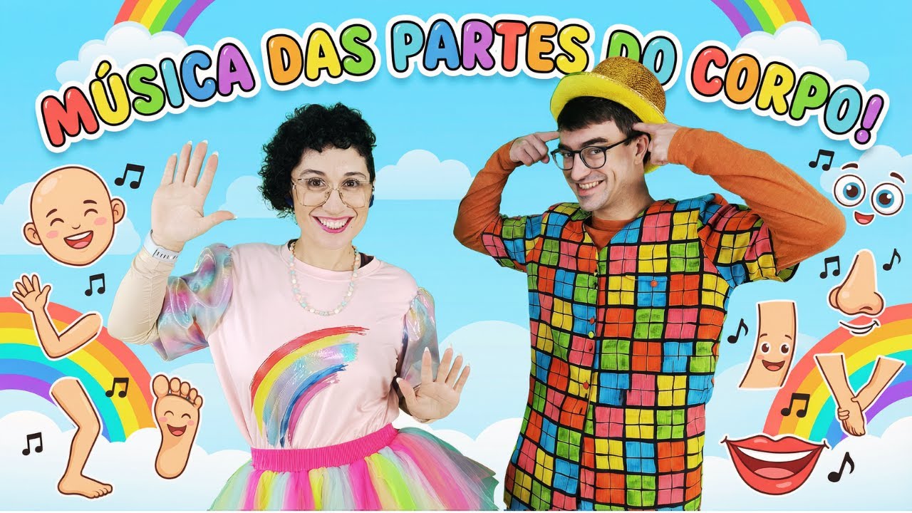 Aprende as Partes do Corpo com o Luigi e a Íris - Música Infantil