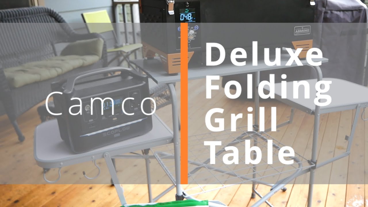 The CAMCO Grill Table is a GREAT Portable Option