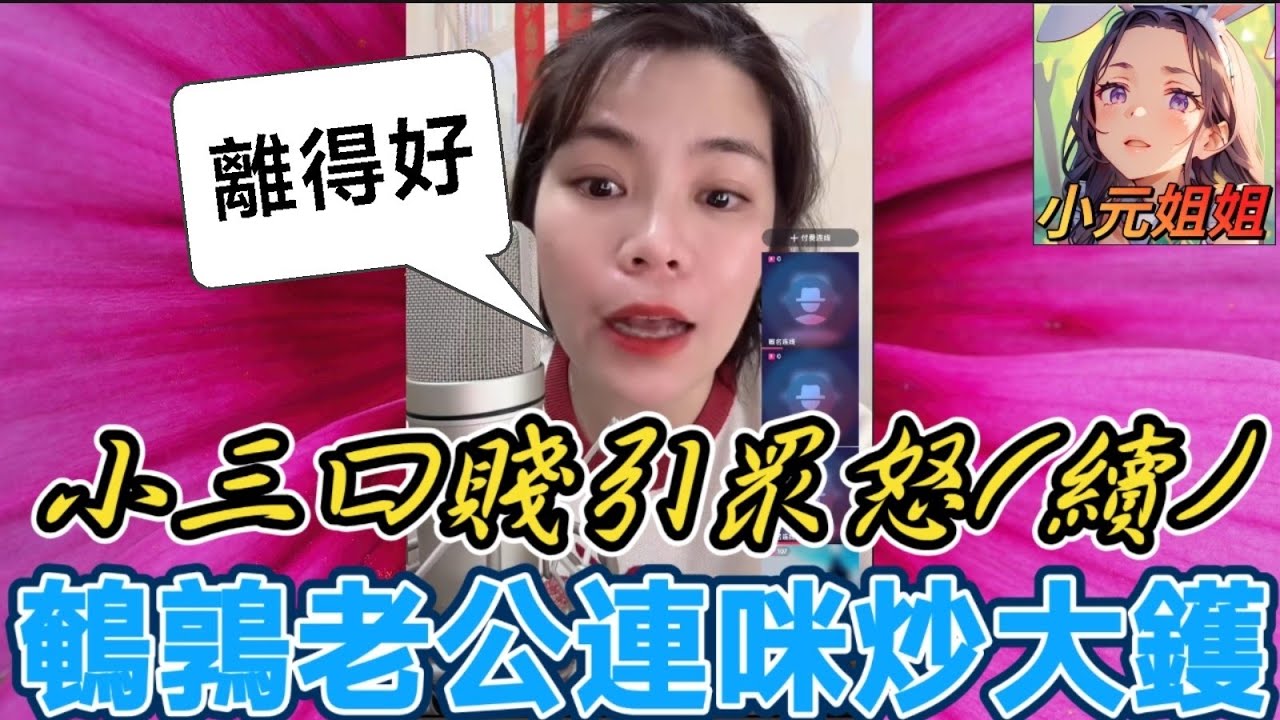 小三口賤引衆怒(續集)，鵪鶉老公連咪炒大鑊🌋#小元姐姐 #廣東話 #小元情感分享 8 11 NI A