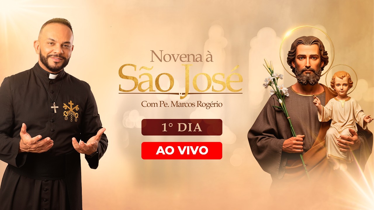 Novena a São José - Primeiro Dia - 10/03/2026 | TRANSMISSÃO AO VIVO