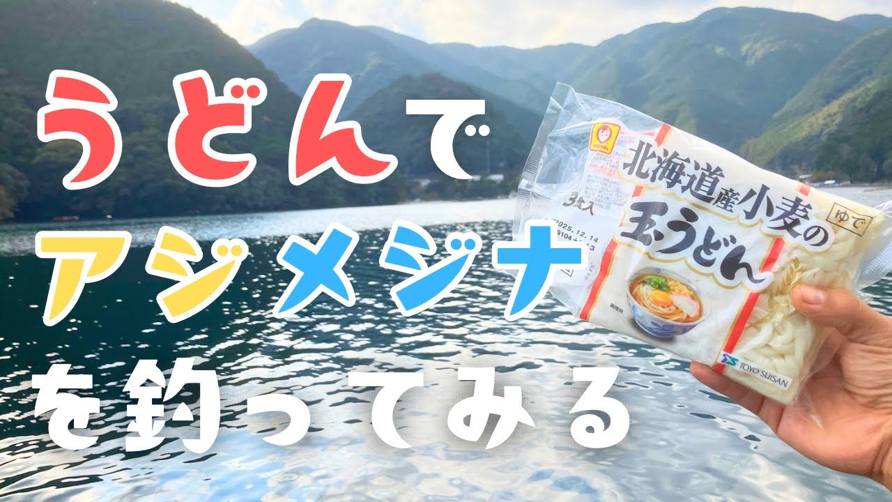うどんを一工夫すると、アジもメジナもバシバシ釣れる話