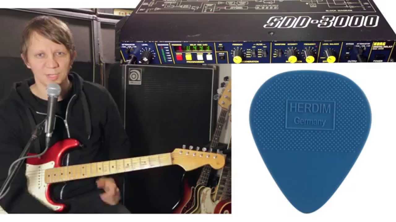 Herdim Guitar Pick Korg SDD3000 Vox AC30 U2 The Edge