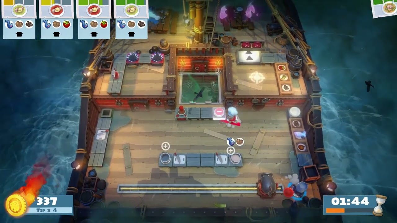 Overcooked  All You Can Eat - New Extra Trimmings - The Ever Peckish Rises 2-3 4 stars 2 Player